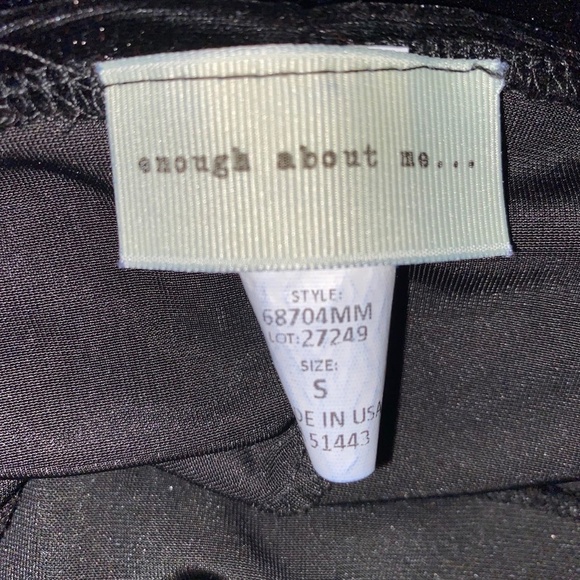 Enough About Me… Black Velvet Halter Backless Sleeveless Midi Dress Small EUC - Picture 5 of 6